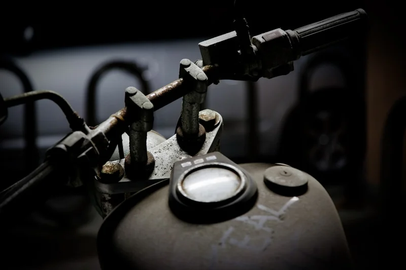 Abandoned Motorcycle Study